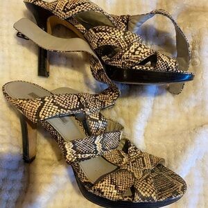 Via Spiga snakeskin heels